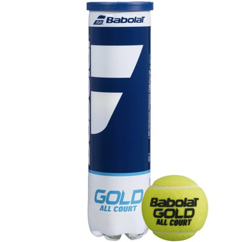 ND05_P8968 Piłki do tenisa ziemnego Babolat Gold All Court 4szt. BABOLAT