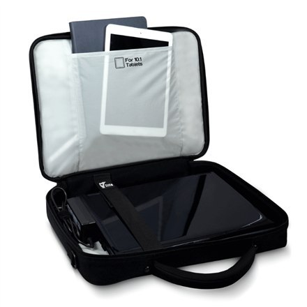 PORT DESIGNS PORT DESIGNS | Pasuje do rozmiaru 17,3 " | Courchevel | Messenger - Briefcase | Czarny | Pasek na ramię