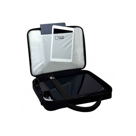 PORT DESIGNS PORT DESIGNS | Pasuje do rozmiaru 17,3 " | Courchevel | Messenger - Briefcase | Czarny | Pasek na ramię