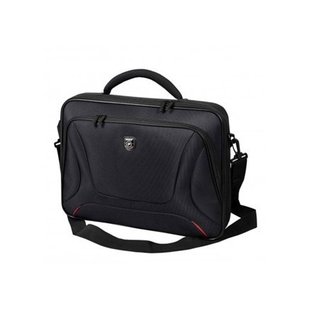 PORT DESIGNS PORT DESIGNS | Pasuje do rozmiaru 17,3 " | Courchevel | Messenger - Briefcase | Czarny | Pasek na ramię