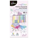 ND39_518478 KREDKI OLO 2STR 24KOL/180 TROJ PASTEL DERF KIDEA DERFORM