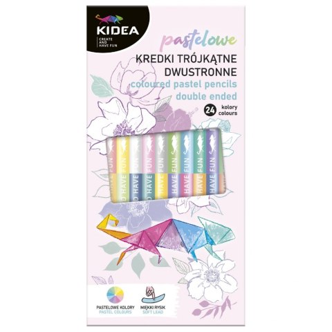 ND39_518478 KREDKI OLO 2STR 24KOL/180 TROJ PASTEL DERF KIDEA DERFORM