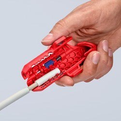 Uniwersalne narzędzie do ściągania izolacji Knipex ErgoStrip (16 95 02 SB)