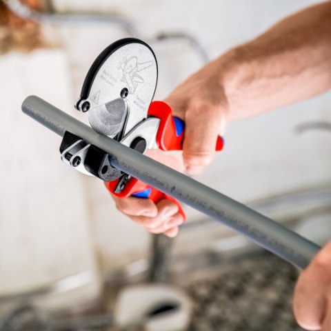 KNIPEX OBCINAK DO RUR KOMPOZYTOWYCH I PLASTIKOWYCH