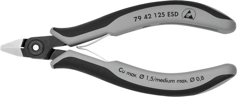 Szczypce RSEK-125 OKS obc. boczne precyzyjne Knipex
