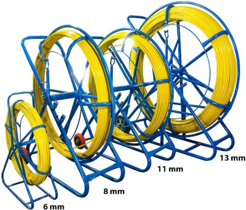 Extralink Pilot do przeciągania kabli Pilot 4.5mm 100m włókno szklane FRP, śr. 4,5mm, dł. 100m, żółty