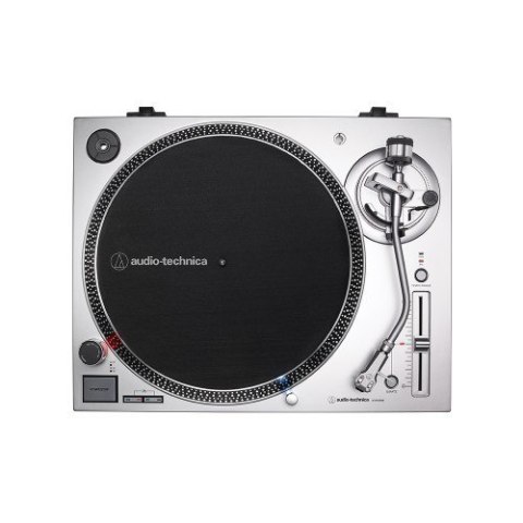 Gramofon Audio-Technica AT-LP120X napęd bezpośredni srebrny
