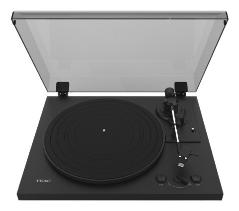 TEAC TN-175-B Gramofon z napędem pasowym Czarny Całkowicie automatyczny