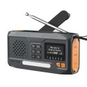 Extralink RADIO AWARYJNE BLUETOOTH SOLARNE Z KORBKA DYNAMO POWERBANK 4000MAH Z LATARKA SOS BT-4000 Przenośny Analogowe i cyfrowe