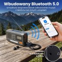 Extralink RADIO AWARYJNE BLUETOOTH SOLARNE Z KORBKA DYNAMO POWERBANK 4000MAH Z LATARKA SOS BT-4000 Przenośny Analogowe i cyfrowe