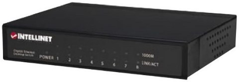 TECHLY Switch 8x RJ45 Gigabit, metal, desktop 530347