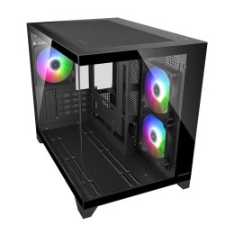 COUGAR CGR-2QA6B-RGB Mini Tower Czarny