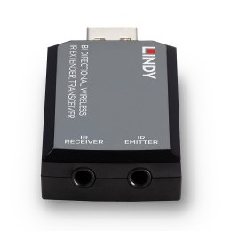 Lindy 38331 przedłużacz AV Nadajnik i transceiver AV Czarny