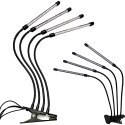 - 4x lampa do wzrostu uprawy roślin 80x led full spectrum 36w + pilot - e949-1