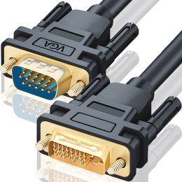 Kabel przewód dvi-i do vga d-sub dvi 24+5 dual link do monitora 140cm