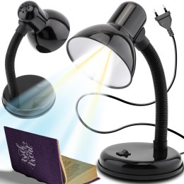Lampka biurkowa e27 regulowana kreślarska szkolna na biurko uchwyt nocna -e038