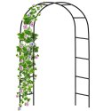 Pergola Ogrodowa Metalowa Na Rośliny Podpora Do Pnączy Łuk 240x140 cm