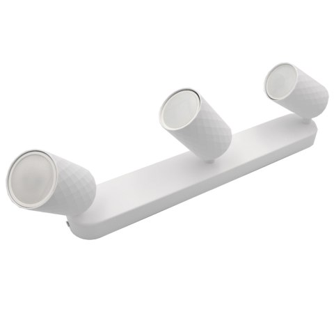 Lampa spotlight Fama 3xGU10 biała 55*80