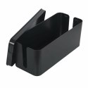 AG381H Organizer na kable listwy czarny