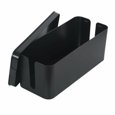 AG381H Organizer na kable listwy czarny