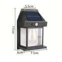 ZD159 Kinkiet ścienny solarny led z czujnikiem ruchu