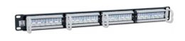 INTELLINET Patch panel 1U Rack 19 UTP 24xRJ45 Cat5e 513555