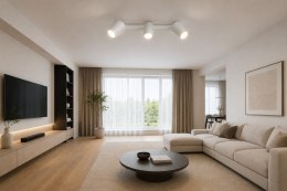 Lampa spotlight Fama 3xGU10 biała 55*80