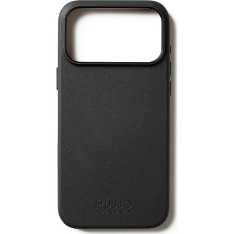 Mujjo Full Leather Case Etui do iPhone 17 Pro Max, Czarny