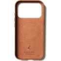 Mujjo Full Leather Case MagSafe Etui do iPhone 17 Pro Brązowy