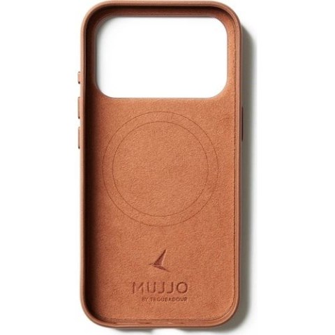 Mujjo Full Leather Case MagSafe Etui do iPhone 17 Pro Brązowy