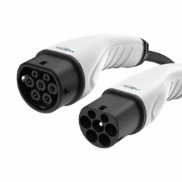 Ansmann 1900-0120 kabel do ładowania pojazdów elektrycznych Czarny Typ 2 3 7,5 m