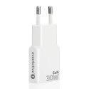 EVERACTIVE ŁADOWARKA SIECIOWA 2 X USB-C QUICK CHARGE 4+ 30W SUPER SLIM BIAŁA SC-385Q