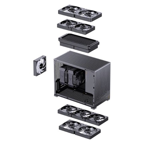 Jonsbo D32 PRO Midi Tower Czarny