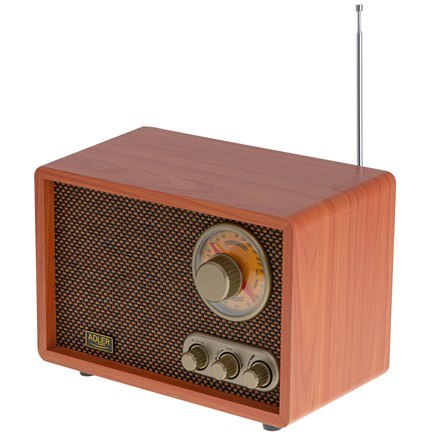 Adler Adler | AD 1171 | 10 W | Brązowy | Retro Radio