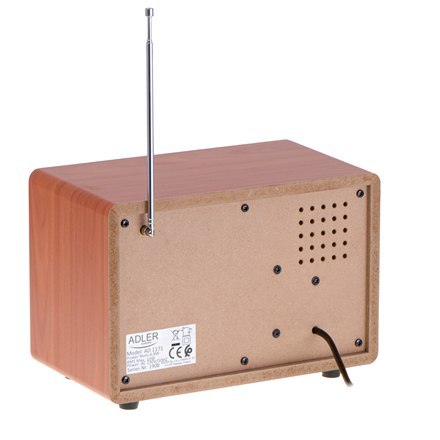 Adler Adler | AD 1171 | 10 W | Brązowy | Retro Radio