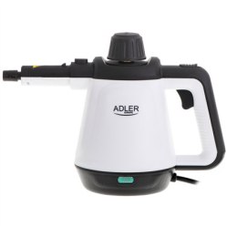 Adler Adler | AD 7038 | Odkurzacz parowy | Moc 1200 W | Ciśnienie pary 3,5 bar | Pojemność zbiornika na wodę 0,45 L | Biały/czarny
