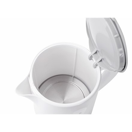 Adler Czajnik Adler | AD 1244 | Standardowy czajnik | 2000 W | 2,5 L | Plastik | Podstawa obrotowa 360° | Biały
