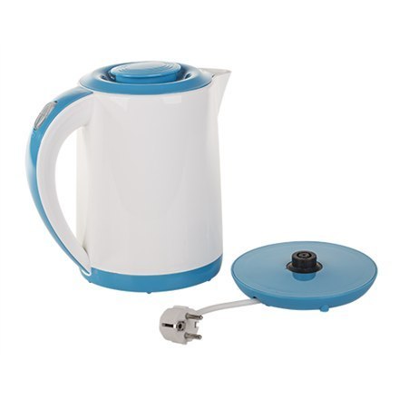 Adler Czajnik Adler | AD 1244 | Standardowy czajnik | 2000 W | 2,5 L | Plastik | Podstawa obrotowa 360° | Biały