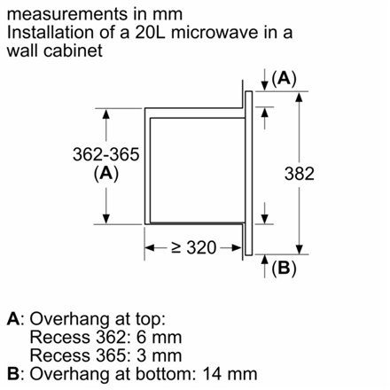 Bosch Bosch | BFL523MW3 | Kuchenka mikrofalowa | Do zabudowy | 800 W | Biały
