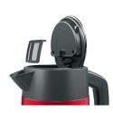 Bosch Bosch | Kettle | DesignLine TWK4P434 | Electric | 2400 W | 1.7 L | Stainless steel | 360° rotational base | Red/Black