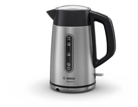 Bosch Bosch | Kettle | DesignLine TWK4P440 | Electric | 2400 W | 1.7 L | Stainless steel | 360° rotational base | Stainless steel/Blac