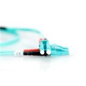 Digitus Digitus | Kabel krosowy | Światłowód | Męski | LC wielomodowy | Męski | LC wielomodowy | Niebieski | 1 m