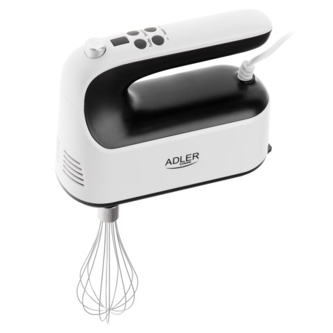 Adler Adler Hand Mixer | AD 4229 | Hand Mixer | 600 W | Number of speeds 9 | Turbo mode | Black/White