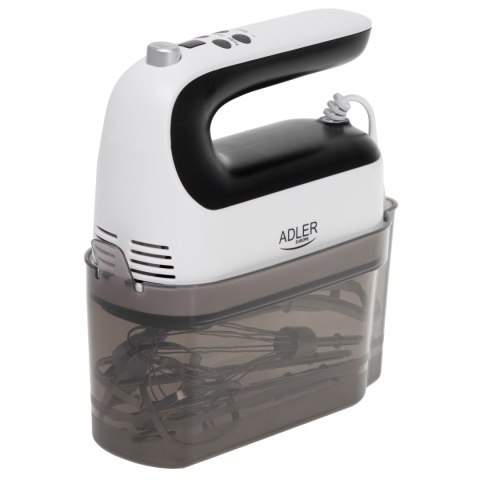 Adler Adler Hand Mixer | AD 4229 | Hand Mixer | 600 W | Number of speeds 9 | Turbo mode | Black/White
