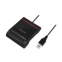 Logilink Czytnik kart Logilink | USB 2.0, do inteligentnych identyfikatorów | CR0047 | Czytnik kart