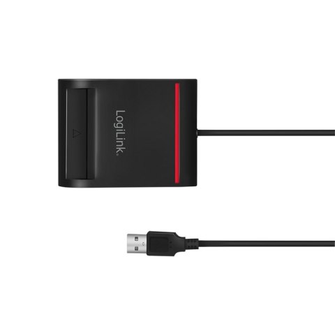 Logilink Czytnik kart Logilink | USB 2.0, do inteligentnych identyfikatorów | CR0047 | Czytnik kart