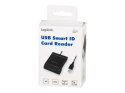 Logilink Czytnik kart Logilink | USB 2.0, do inteligentnych identyfikatorów | CR0047 | Czytnik kart