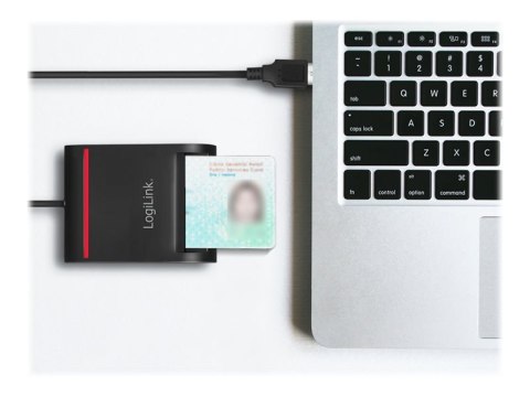 Logilink Czytnik kart Logilink | USB 2.0, do inteligentnych identyfikatorów | CR0047 | Czytnik kart