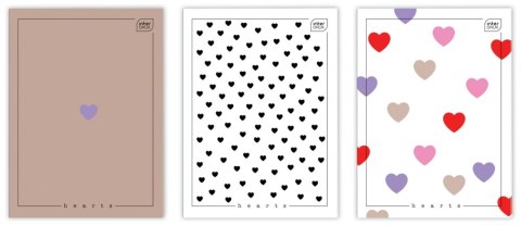 ND39_520803 ZESZYT A4/80K KRAT HEARTS INT FOL A 5 INTERDRUK
