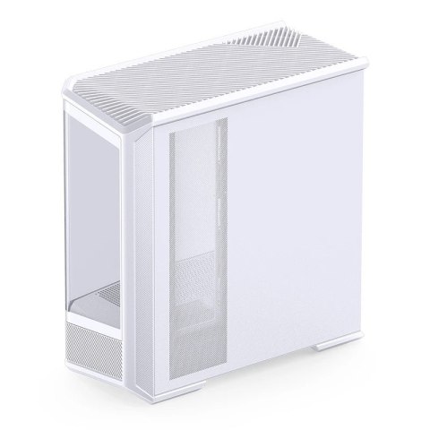 Obudowa PC Jonsbo D400, Midi Tower, ATX, Szkło Hartowane - biała